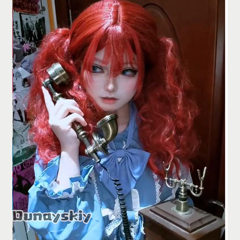 Anime Cosplay Blue Hair - زي تنكري لشخصية بوبى من لعبة