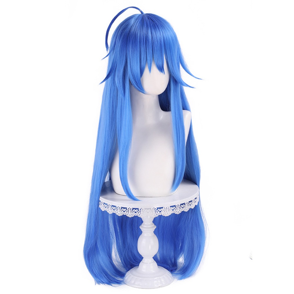Anime Cosplay Blue Hair - شعر مستعار للتنكر من أنمي لاكي