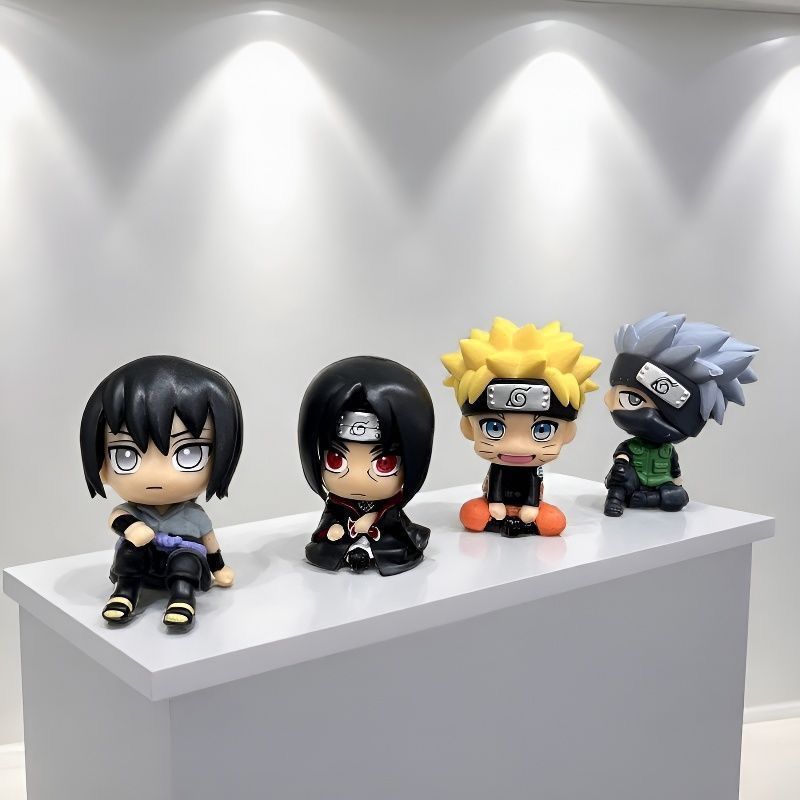 Anime Cosplay Naruto - نموذج شخصية ناروتو الكرتونية اللطيفة، دمية