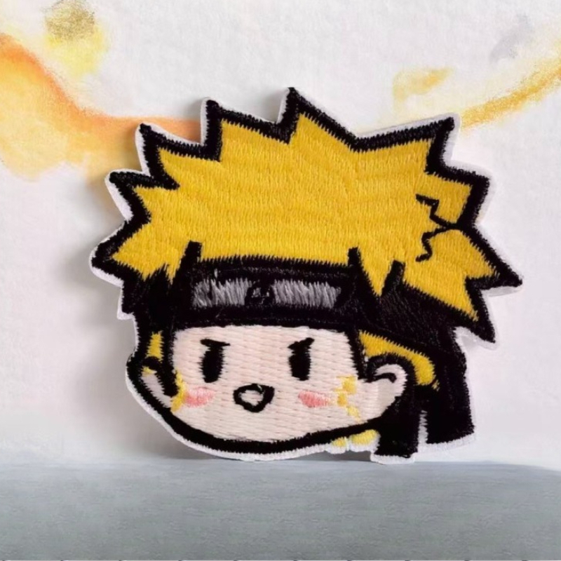 رقعة قماش مطرزة بتصميم كرتوني  - مراجعة Anime Cosplay Naruto وسعره