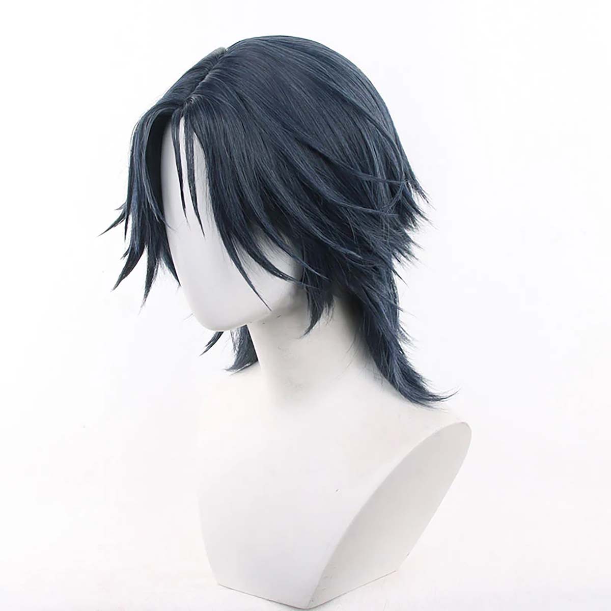 باروكة تنكرية للرجال من أنمي ل - مراجعة Anime Cosplay Blue Hair وسعره