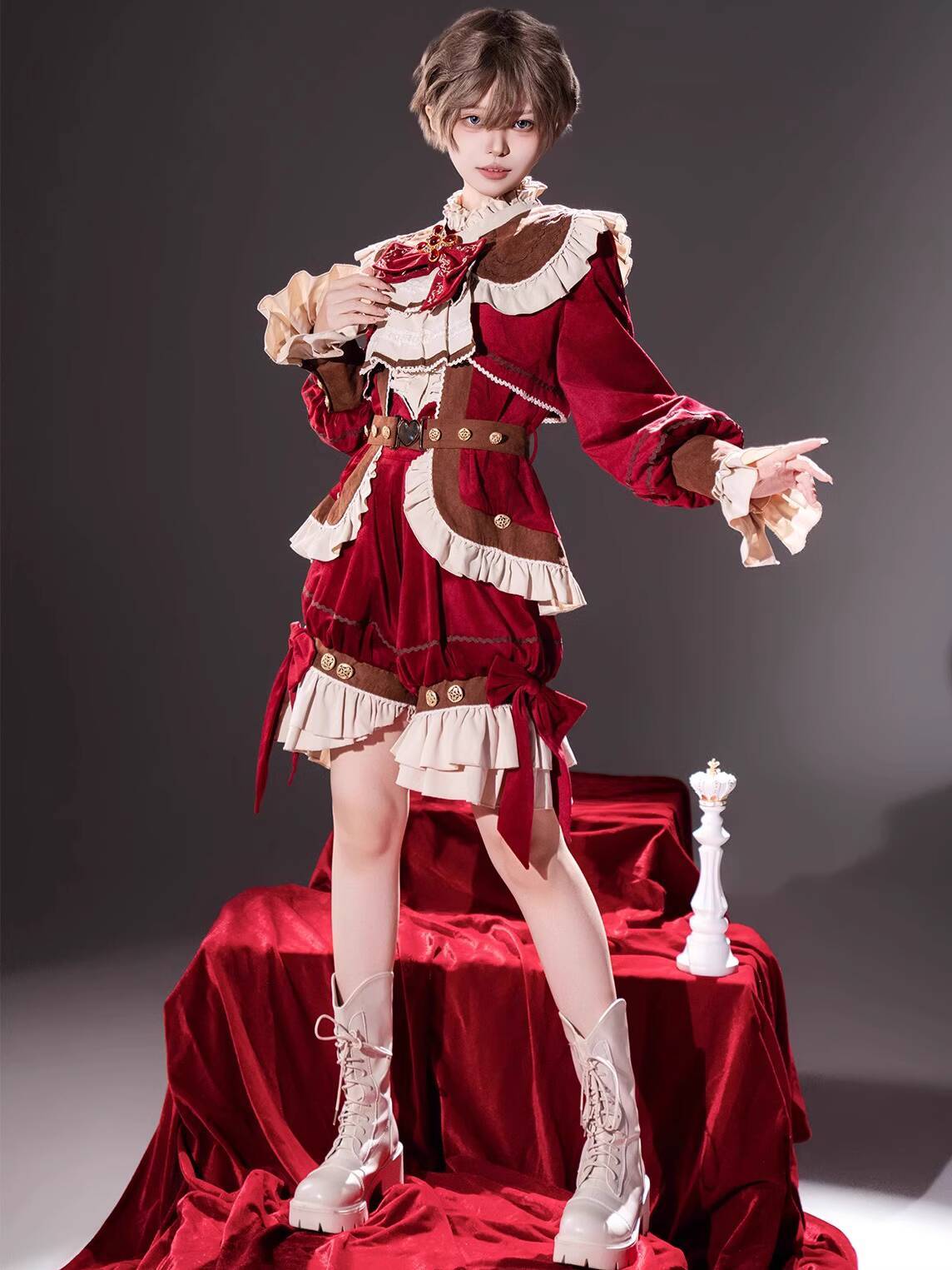 جديد فطيرة الشاي الأسود لوليتا - مراجعة Anime Cosplay Lolita وسعره