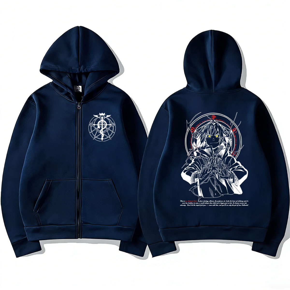 هودي بسحاب بتصميم أنمي فول ميت - مراجعة Fullmetal Alchemist Coat وسعره