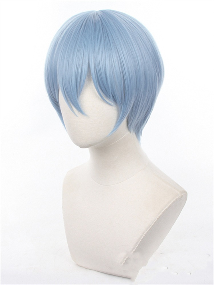 شعر مستعار أنمي بلو لوك هيوري  - مراجعة Anime Cosplay Blue Hair وسعره