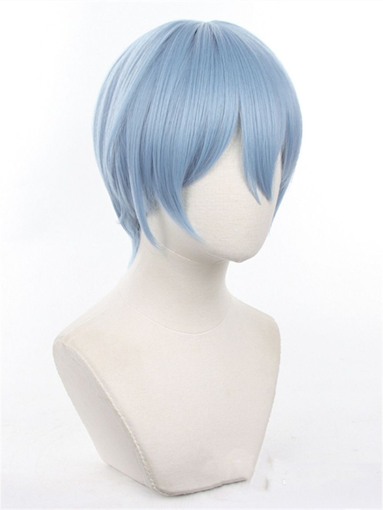 شعر مستعار أنمي بلو لوك هيوري  - مراجعة Anime Cosplay Blue Hair وسعره