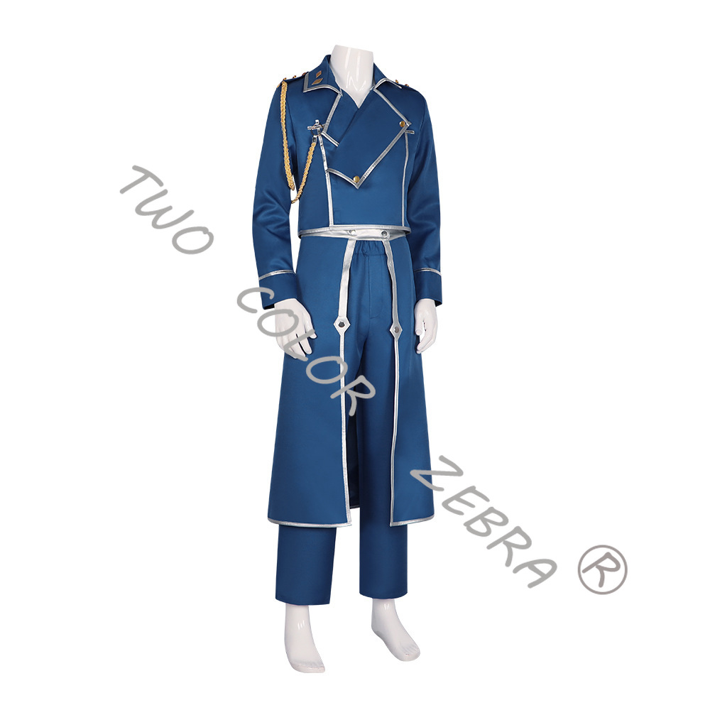 روي موستانج زي تنكري عسكري أزر - مراجعة Fullmetal Alchemist Coat وسعره