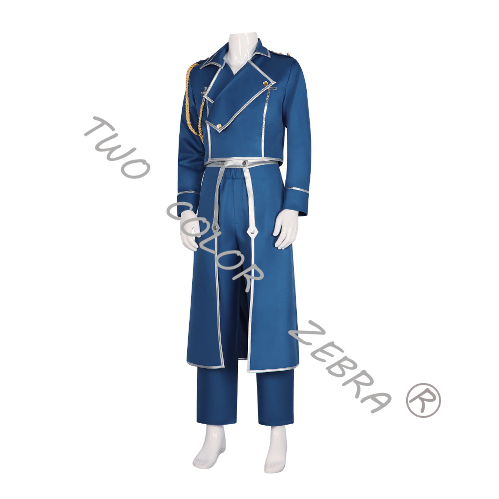 روي موستانج زي تنكري عسكري أزر - مراجعة Fullmetal Alchemist Coat وسعره