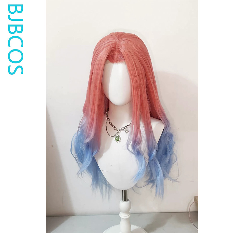 باروكة أنيقة ‌ باروكة ميزي كوس - مراجعة Anime Cosplay Blue Hair وسعره