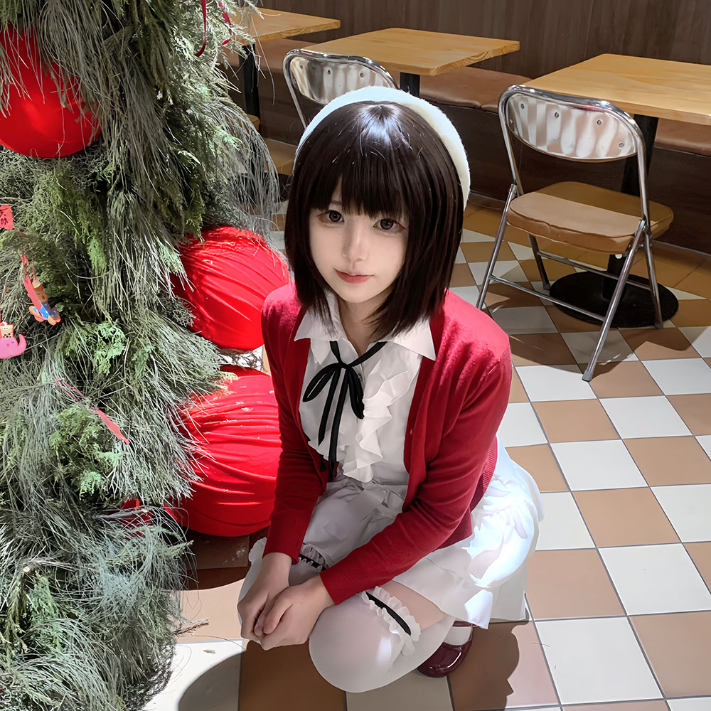 فتاة معطف أحمر قميص تنورة مجمو - مراجعة Anime Cosplay Lolita وسعره