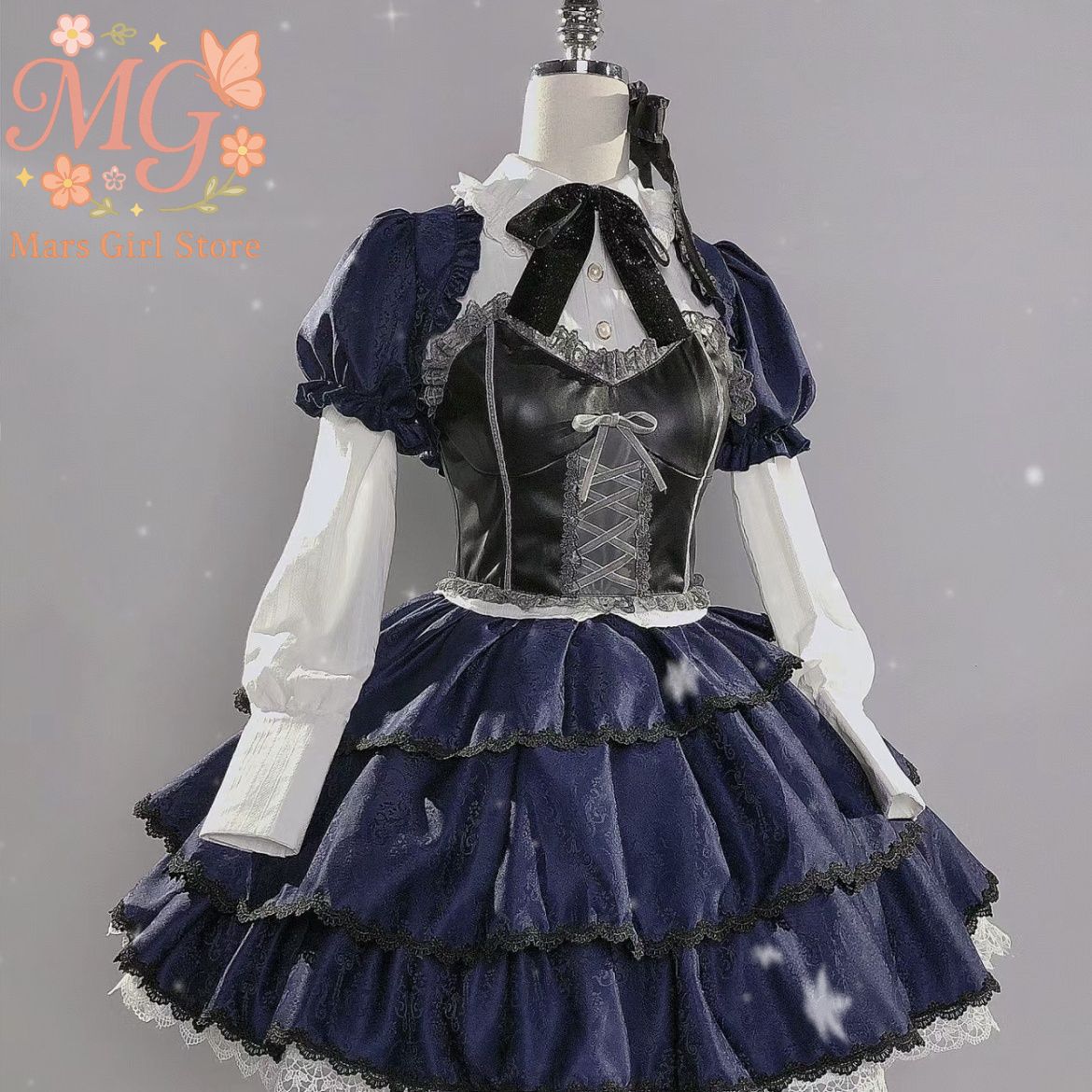 زي تنكري ريكا تاكاناشي من Chūn - مراجعة Anime Cosplay Lolita وسعره