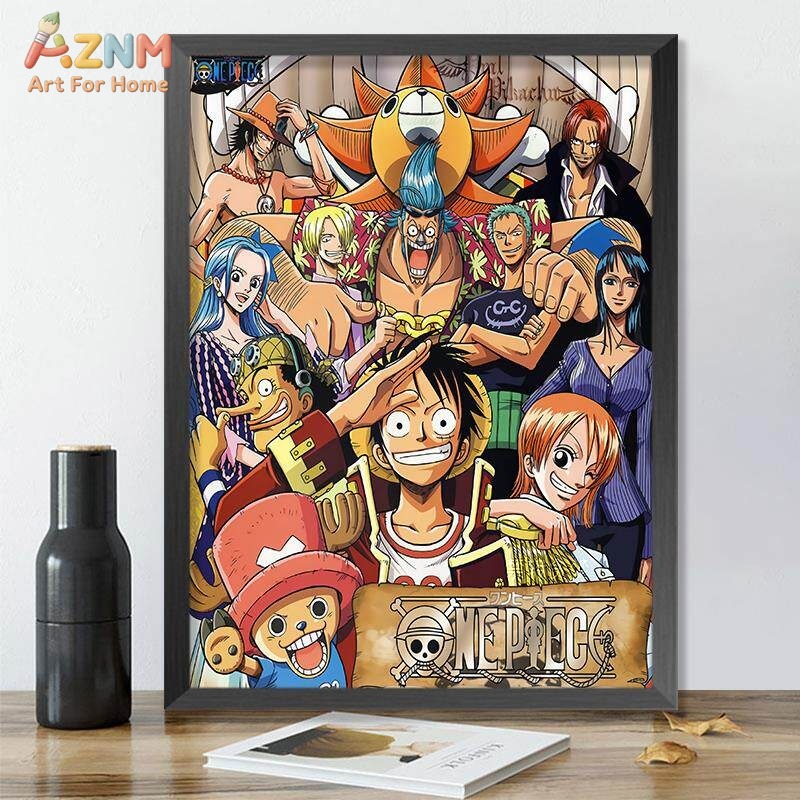 لوحة فنية جدارية من قماش كانفا - مراجعة One Piece Straw Hat وسعره