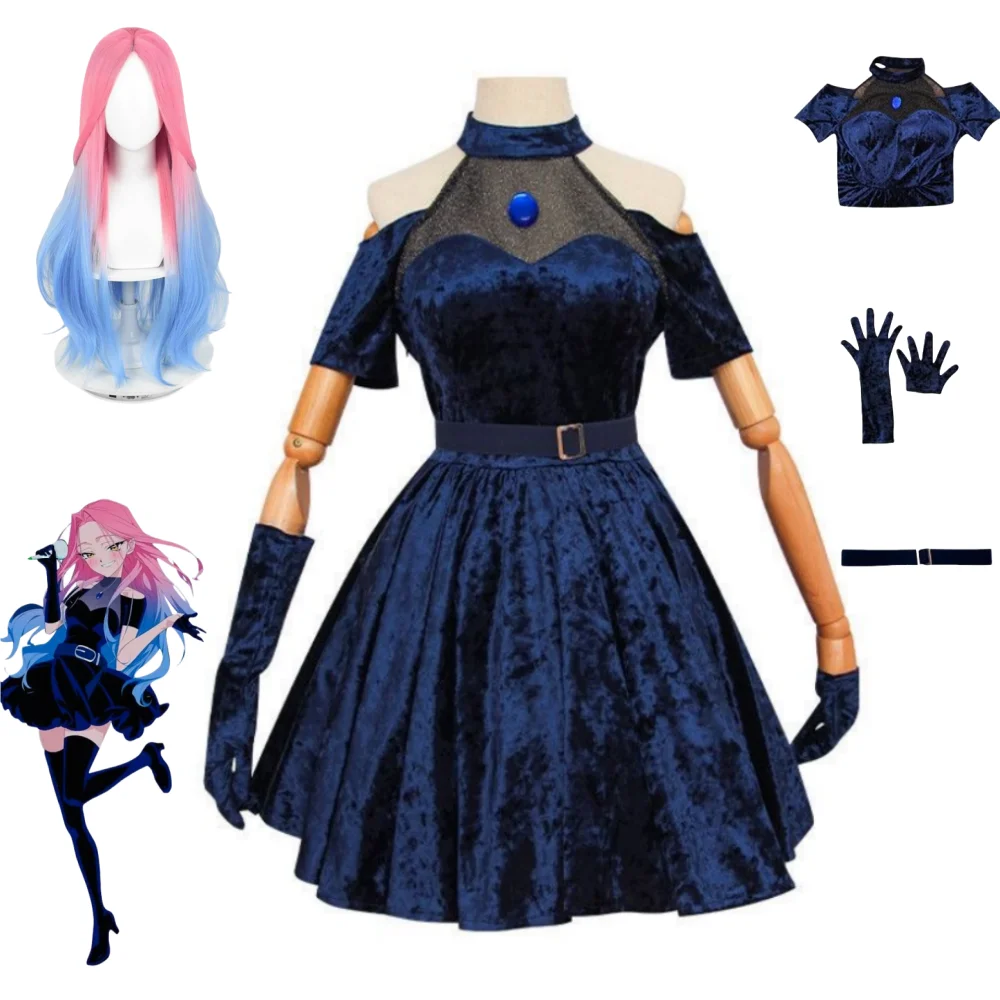 زي تنكري أنمي لشخصية فضائية، ز - مراجعة Anime Cosplay Blue Hair وسعره