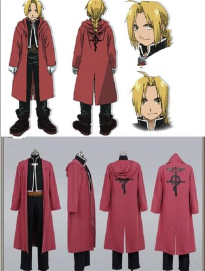 أزياء Fullmetal Alchemist إدوا - مراجعة Fullmetal Alchemist Coat وسعره