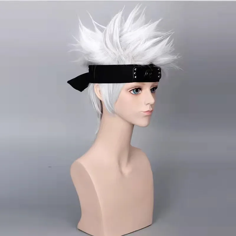 HOKAGE نينجا هاتاكي كاكاشي شعر - مراجعة Anime Cosplay Naruto وسعره
