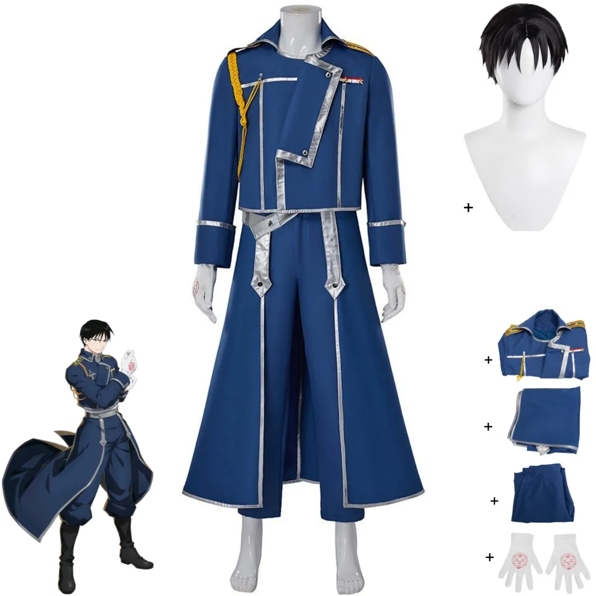 زي تنكري لشخصية روي موستنج من  - مراجعة Fullmetal Alchemist Coat وسعره