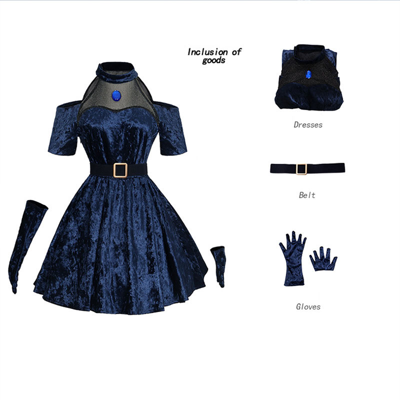 زي تنكري ميزي أنمي على شكل كائ - مراجعة Anime Cosplay Blue Hair وسعره
