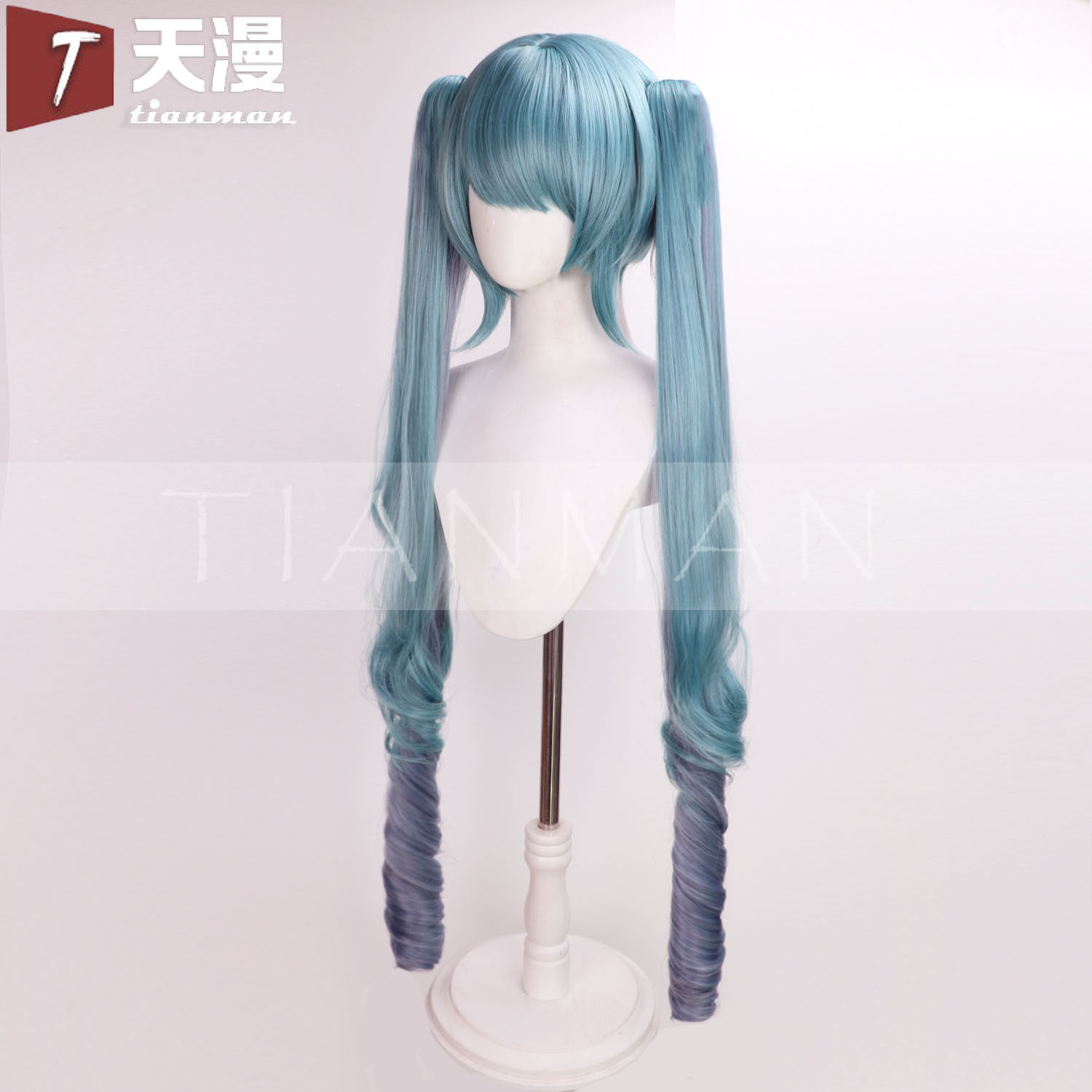 باروكة تنكرية للنساء من Game N - مراجعة Anime Cosplay Blue Hair وسعره