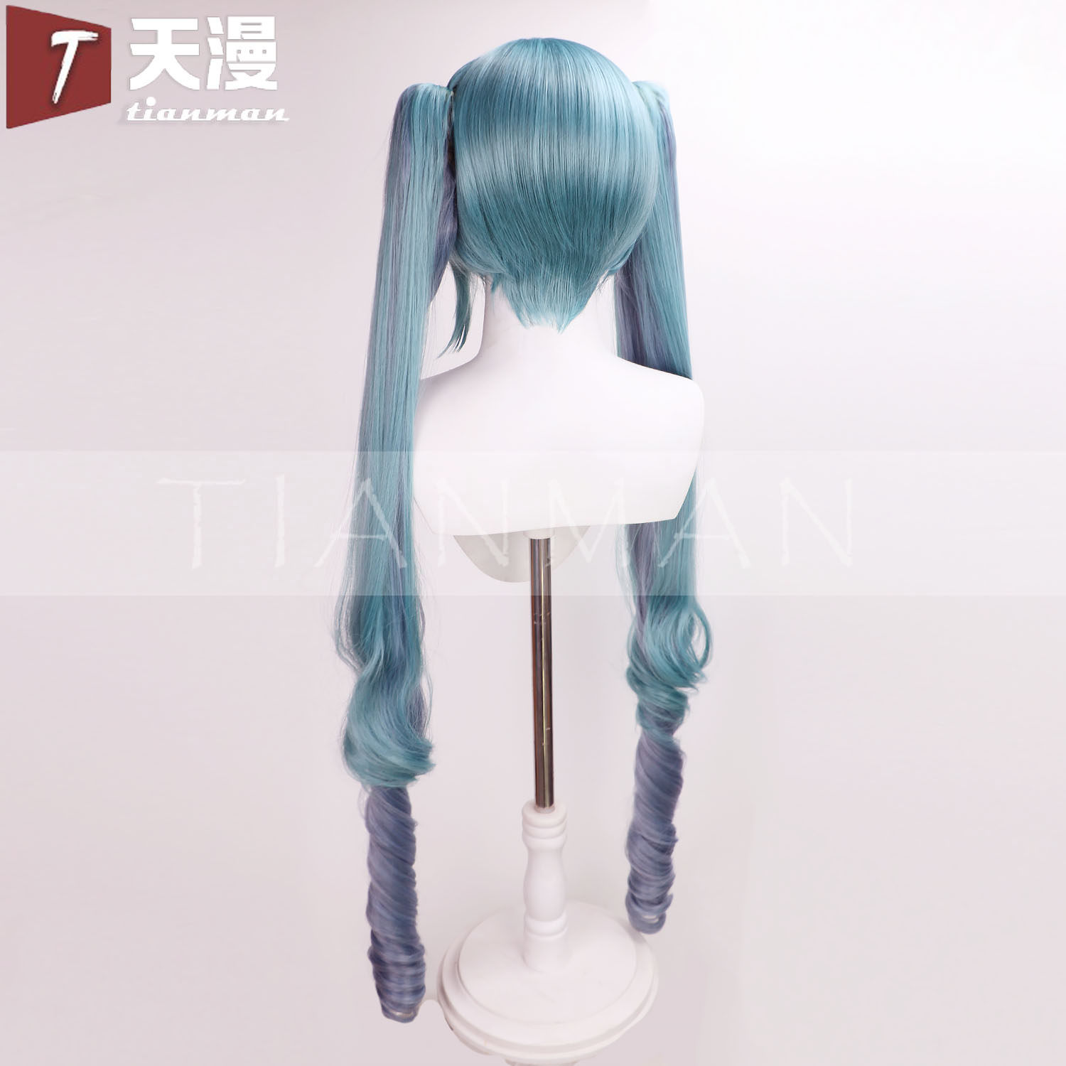 باروكة تنكرية للنساء من Game N - مراجعة Anime Cosplay Blue Hair وسعره
