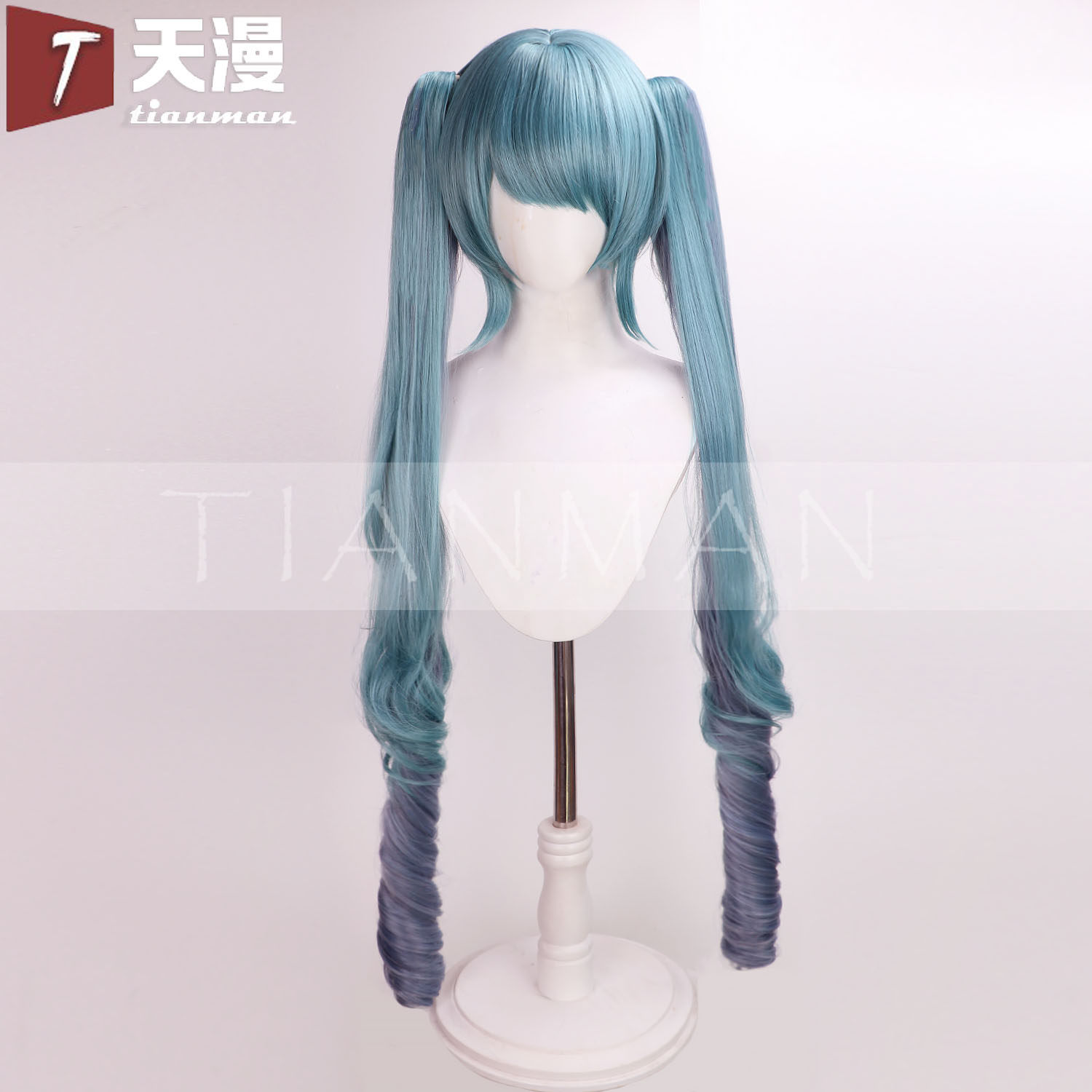 باروكة تنكرية للنساء من Game N - مراجعة Anime Cosplay Blue Hair وسعره